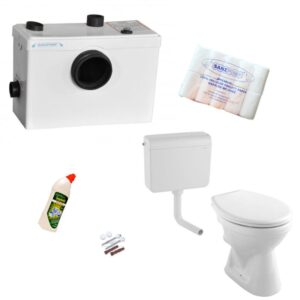 akciós termékcsomag darálós WC és telepítő készlet